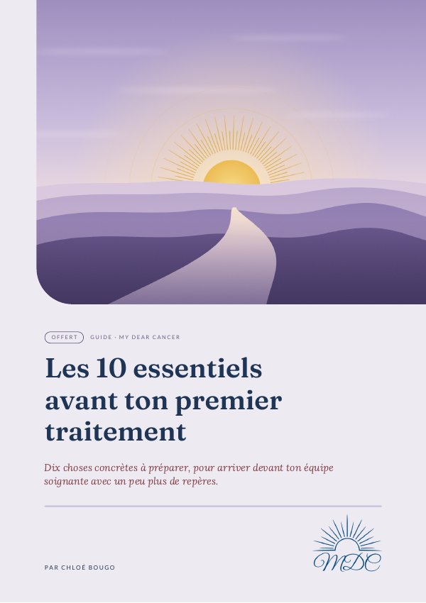 Couverture du guide Les 10 essentiels avant ton premier traitement