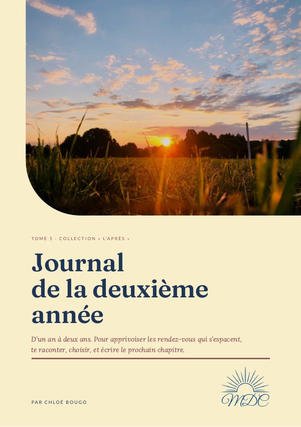 Couverture du tome 5, Journal de la deuxième année